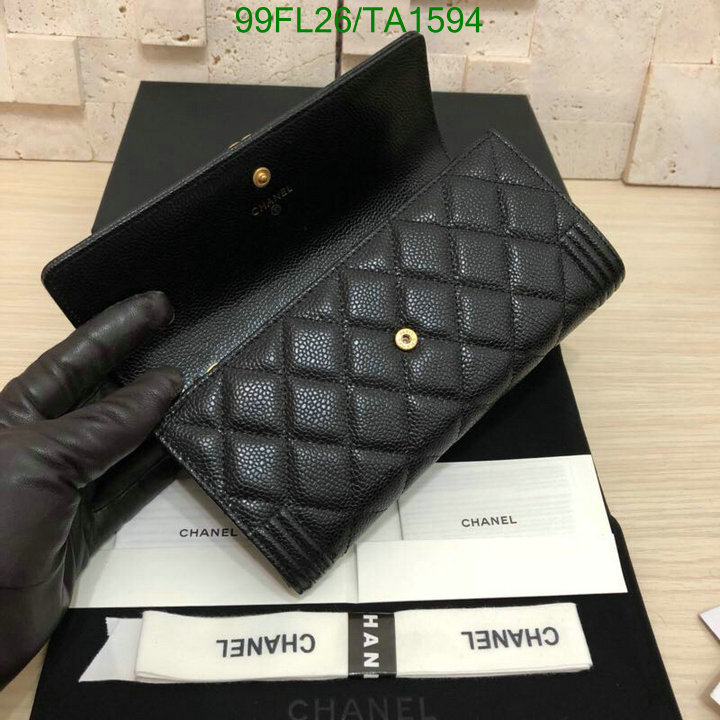 Chanel Bag-(Mirror)-Wallet- Code: TA1594 $: 99USD