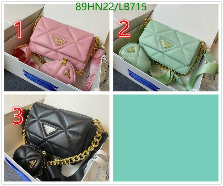 Prada Bag-(4A)-Diagonal- Code: LB715 $: 89USD