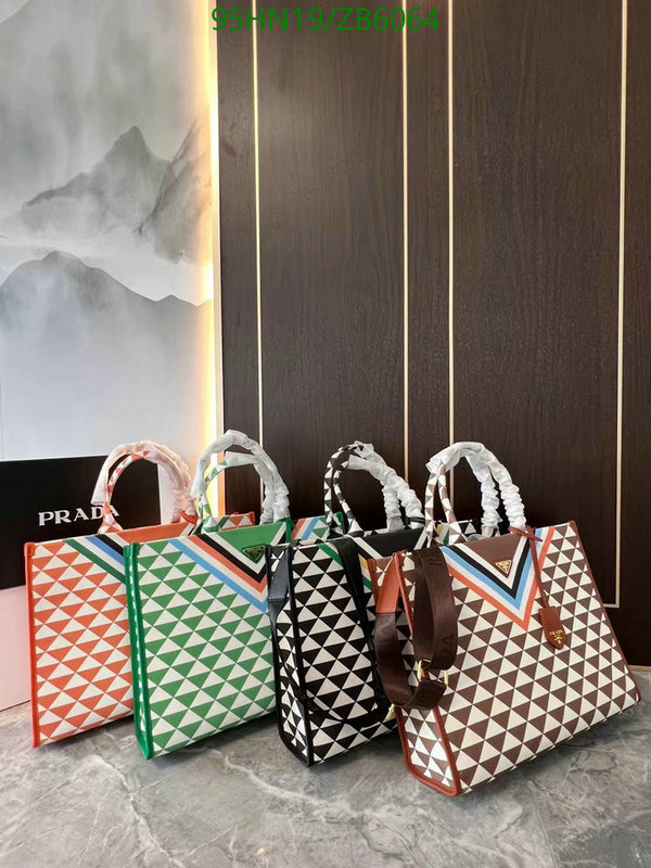 Prada Bag-(4A)-Handbag- Code: ZB6064 $: 95USD