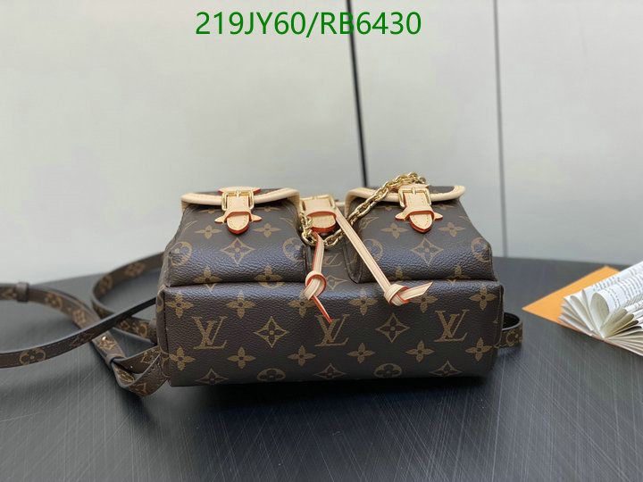 LV Bag-(Mirror)-Backpack- Code: RB6430 $: 219USD