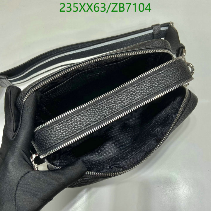 Prada Bag-(Mirror)-Diagonal- Code: ZB7104 $: 235USD