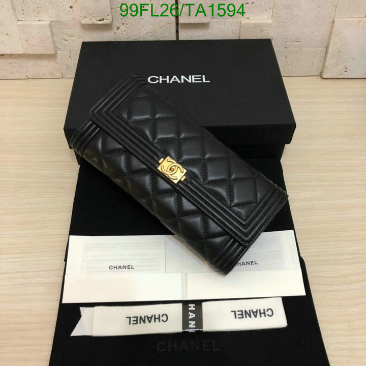 Chanel Bag-(Mirror)-Wallet- Code: TA1594 $: 99USD