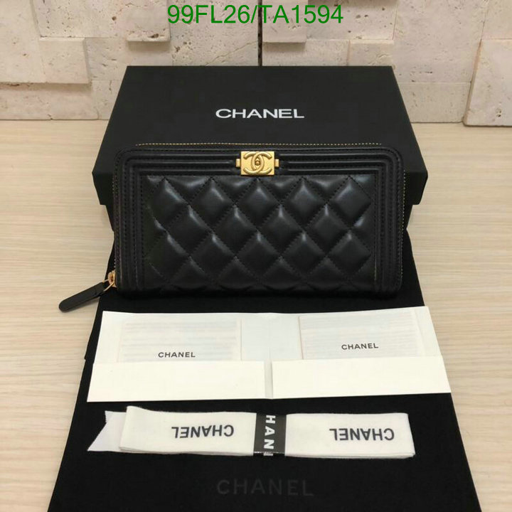 Chanel Bag-(Mirror)-Wallet- Code: TA1594 $: 99USD