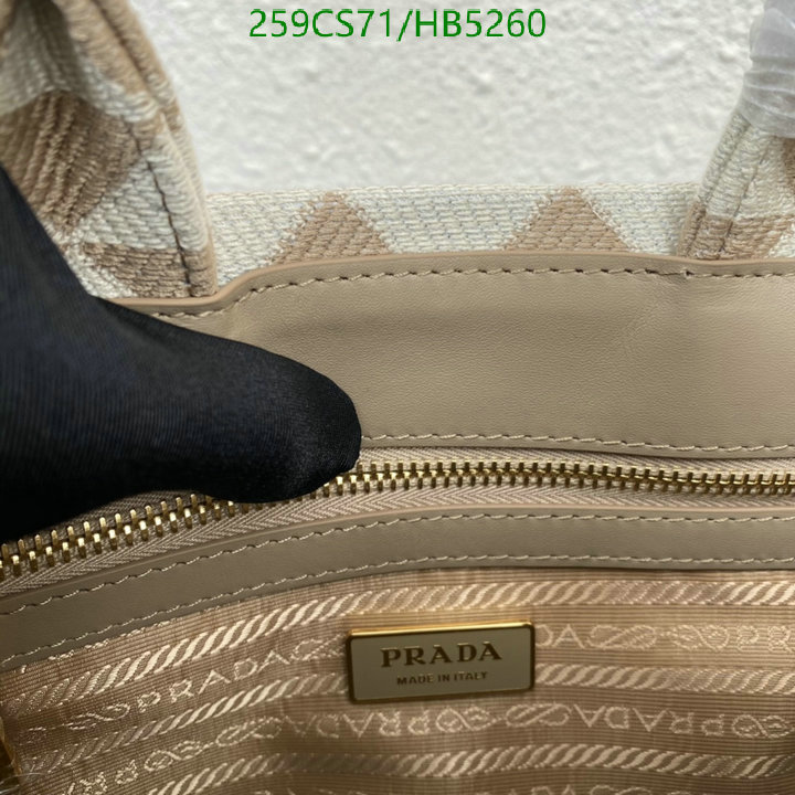 Prada Bag-(Mirror)-Handbag- Code: ZB5260 $: 259USD