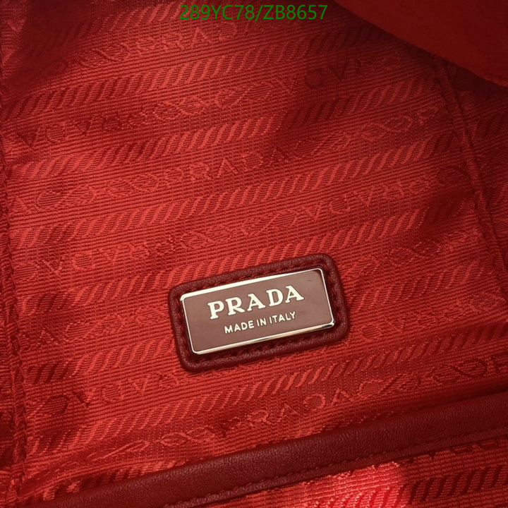 Prada Bag-(Mirror)-Backpack- Code: ZB8657 $: 289USD