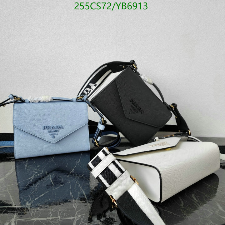 Prada Bag-(Mirror)-Diagonal- Code: YB6913 $: 255USD