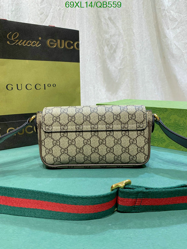 Gucci Bag-(4A)-Diagonal- Code: QB559 $: 69USD