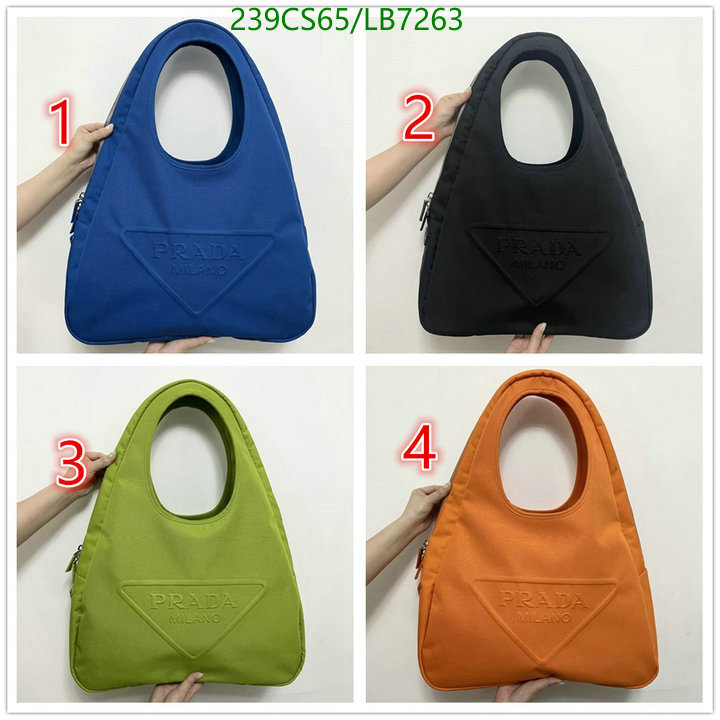 Prada Bag-(Mirror)-Handbag- Code: LB7263 $: 239USD