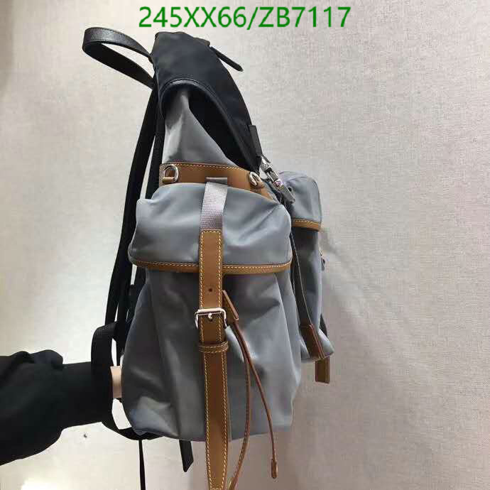 Prada Bag-(Mirror)-Backpack- Code: ZB7117 $: 245USD