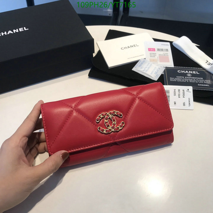 Chanel Bag-(Mirror)-Wallet- Code: YT7165 $: 109USD