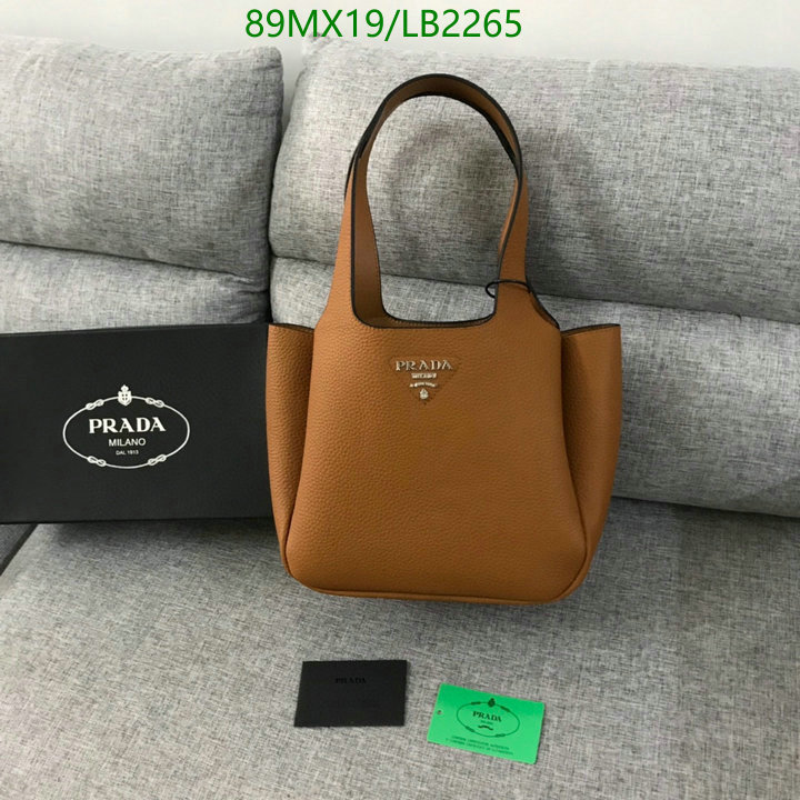 Prada Bag-(4A)-Handbag- Code: LB2265 $: 89USD