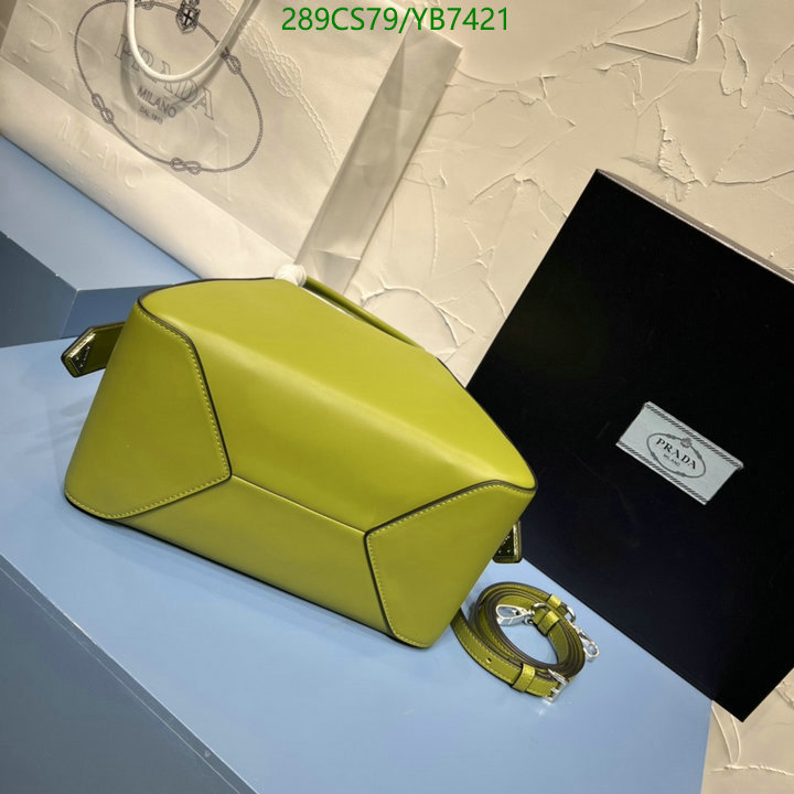 Prada Bag-(Mirror)-Handbag- Code: YB7421 $: 289USD