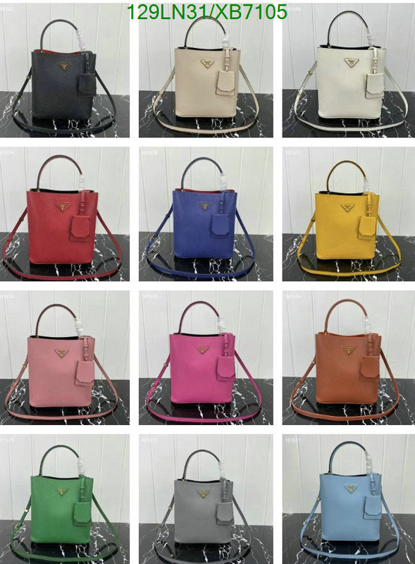 Prada Bag-(4A)-Bucket Bag- Code: XB7105 $: 129USD