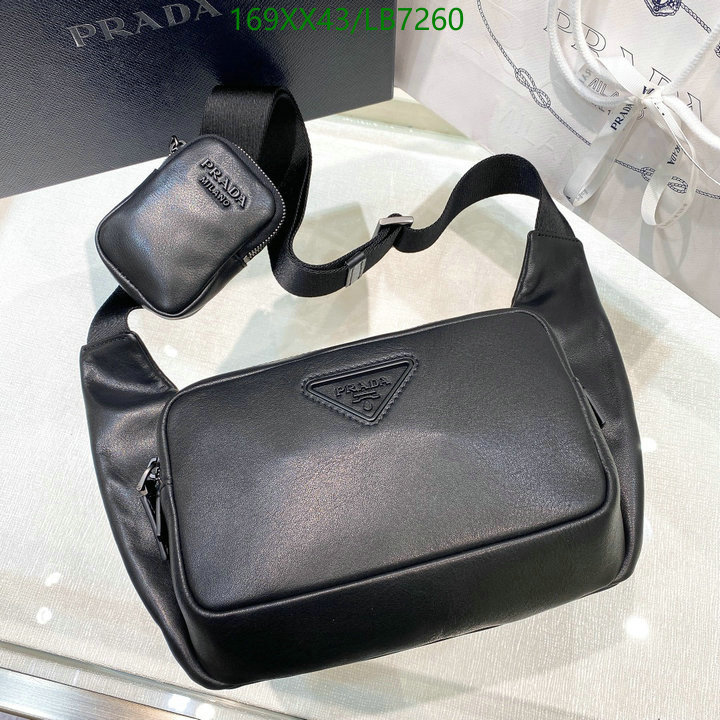 Prada Bag-(Mirror)-Diagonal- Code: LB7260 $: 169USD