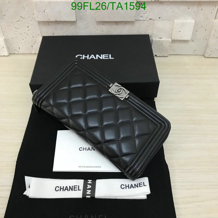 Chanel Bag-(Mirror)-Wallet- Code: TA1594 $: 99USD