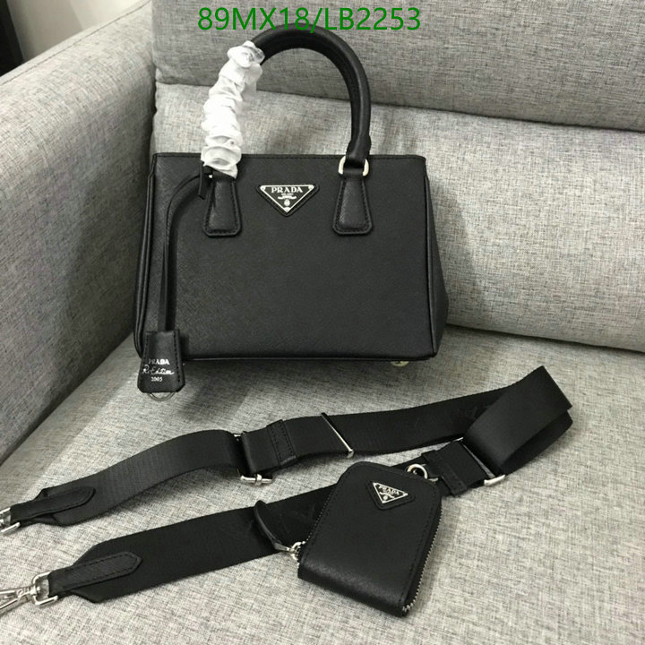 Prada Bag-(4A)-Diagonal- Code: LB2253 $: 89USD