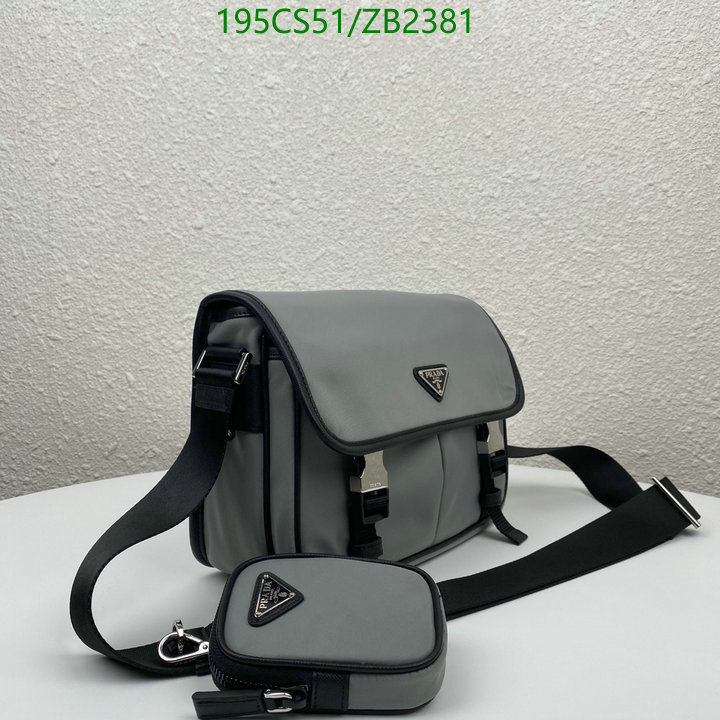 Prada Bag-(Mirror)-Diagonal- Code: ZB2381 $: 195USD