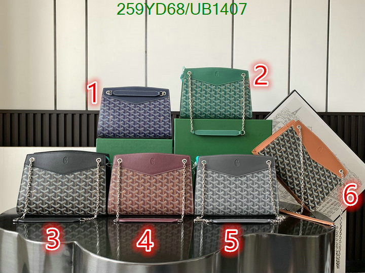 Goyard Bag-(Mirror)-Handbag- Code: UB1407