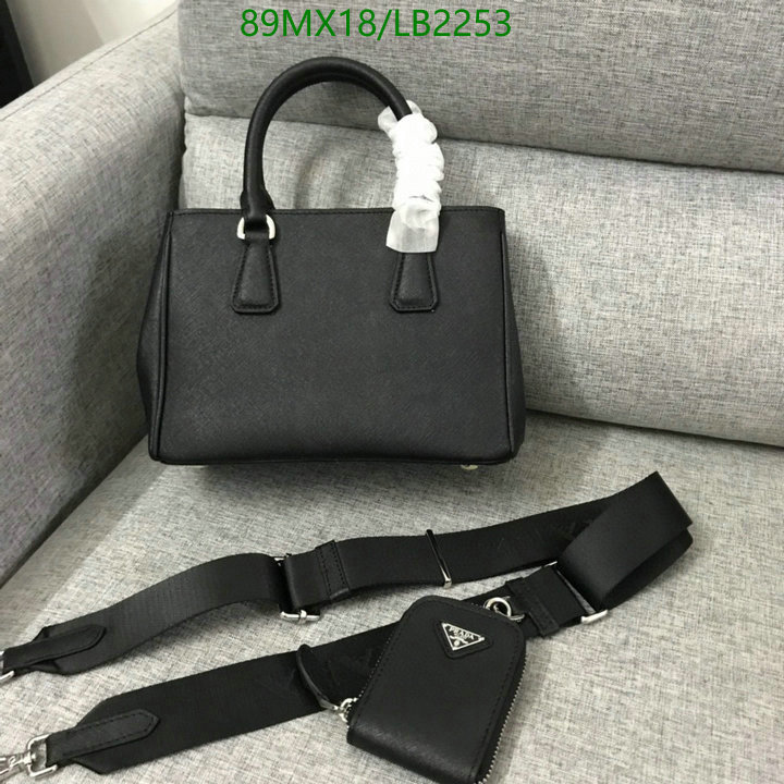 Prada Bag-(4A)-Diagonal- Code: LB2253 $: 89USD