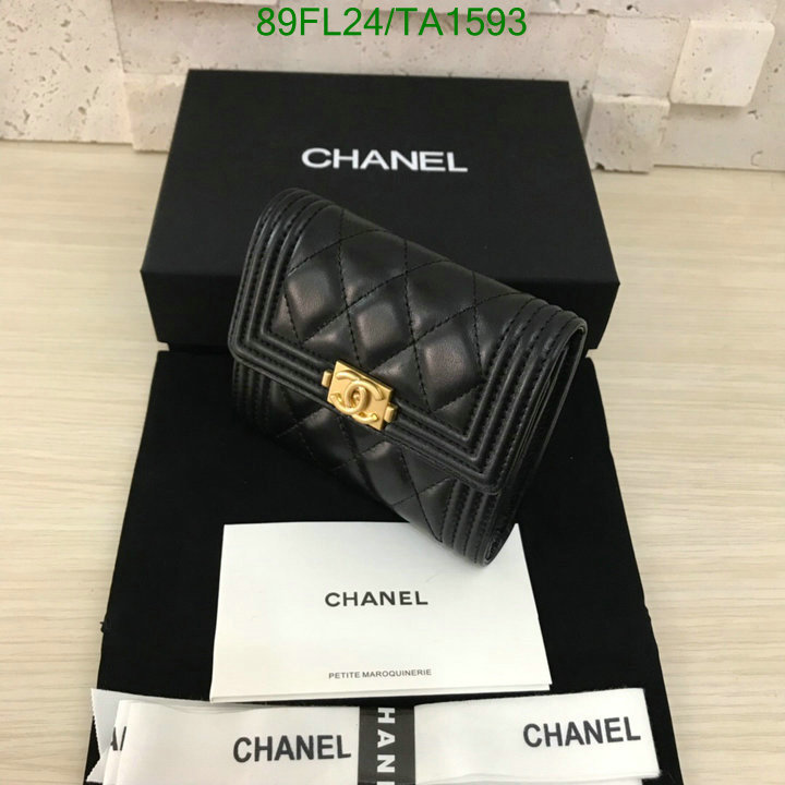 Chanel Bag-(Mirror)-Wallet- Code: TA1593 $: 89USD