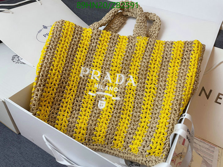 Prada Bag-(4A)-Handbag- Code: ZB2591 $: 89USD