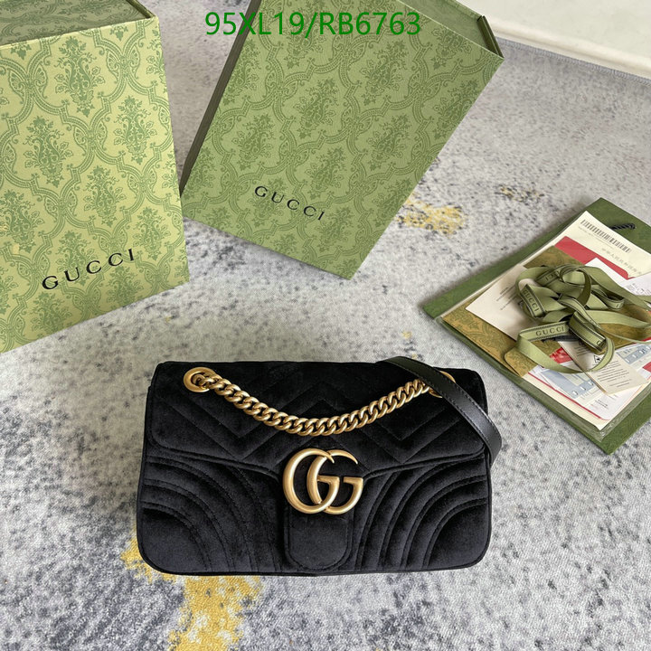 Gucci Bag-(4A)-Marmont Code: RB6763 $: 95USD