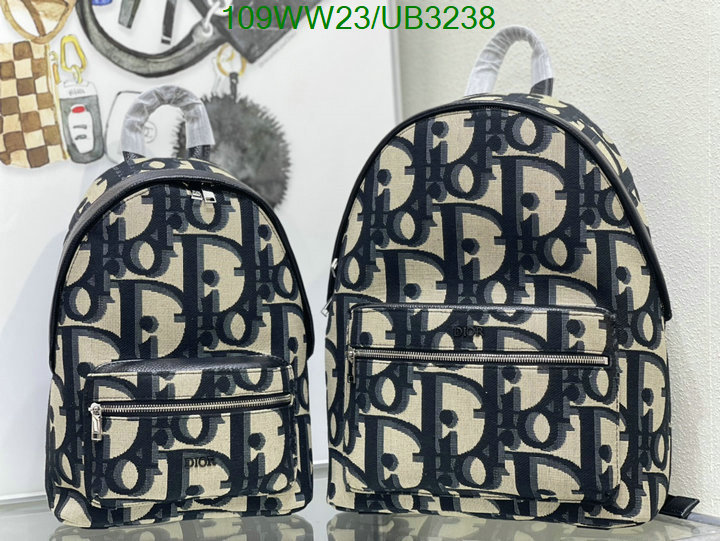 Dior Bag-(4A)-Backpack- Code: UB3238