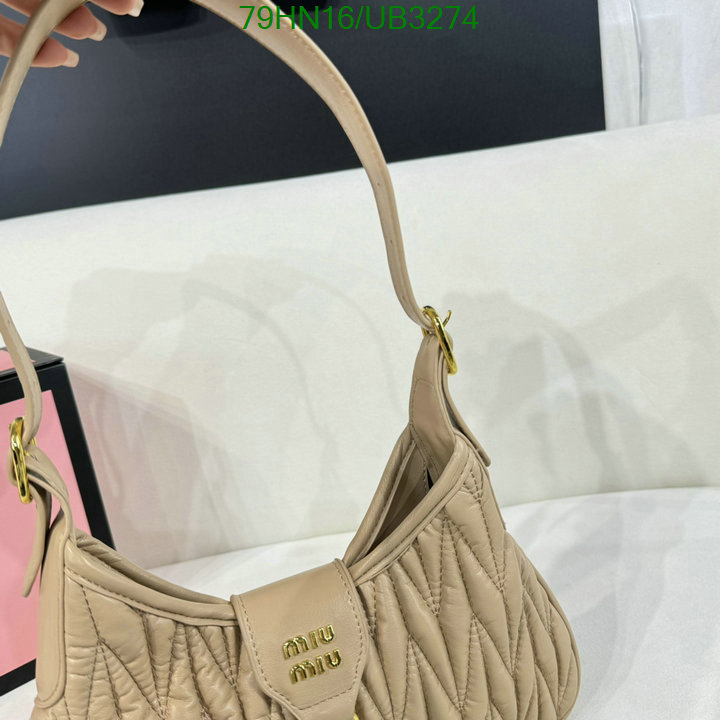 Miu Miu Bag-(4A)-Handbag- Code: UB3274 $: 79USD