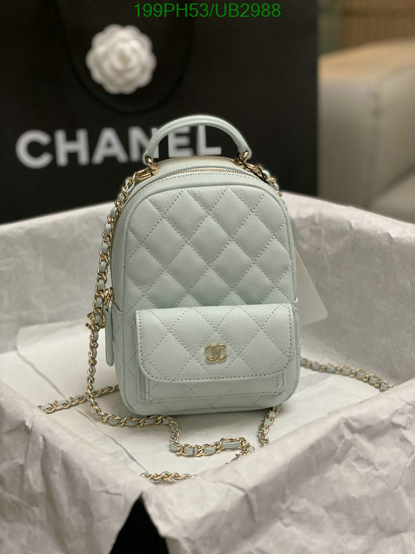 Chanel Bag-(Mirror)-Backpack- Code: UB2988 $: 199USD