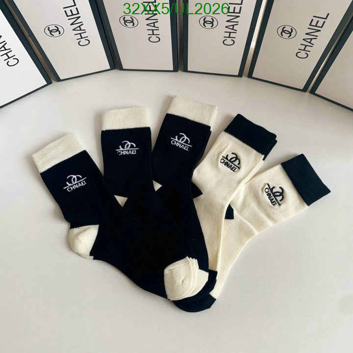 Sock-Chanel Code: UL2026 $: 32USD