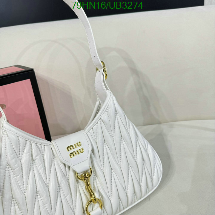 Miu Miu Bag-(4A)-Handbag- Code: UB3274 $: 79USD