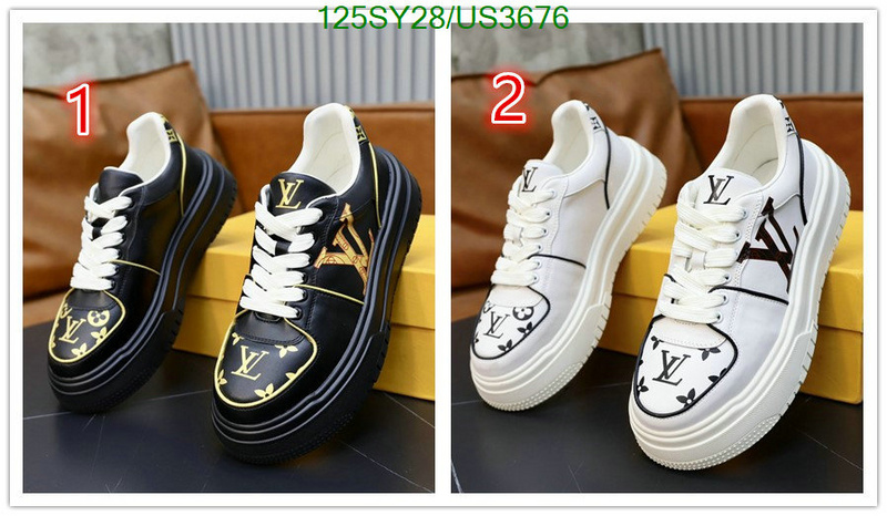 Men shoes-LV Code: US3676 $: 125USD