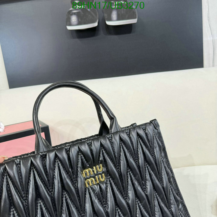 Miu Miu Bag-(4A)-Handbag- Code: UB3270 $: 89USD