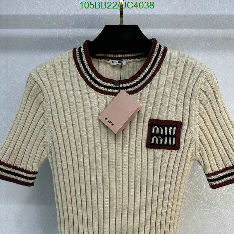 Clothing-MIUMIU Code: UC4038 $: 105USD