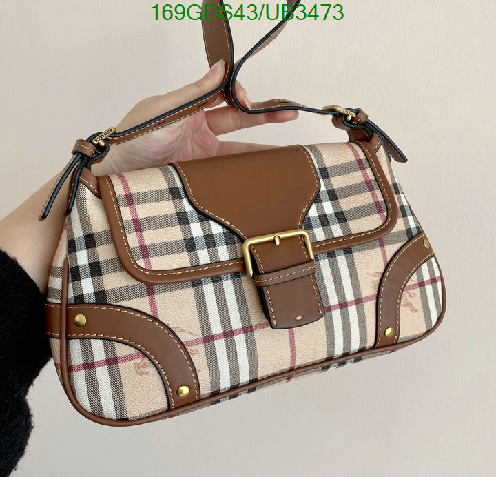 Burberry Bag-(Mirror)-Handbag- Code: UB3473 $: 169USD