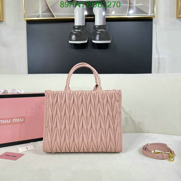 Miu Miu Bag-(4A)-Handbag- Code: UB3270 $: 89USD