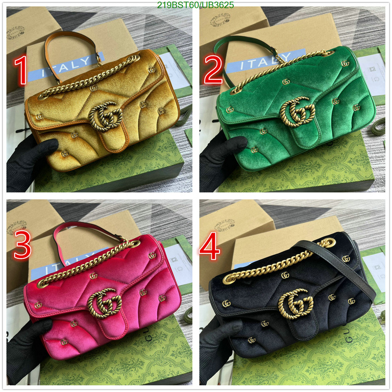 Gucci Bag-(Mirror)-Marmont Code: UB3625