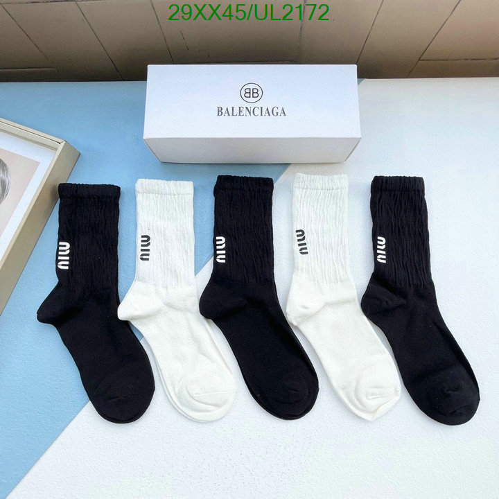 Sock-Miu Miu Code: UL2172 $: 29USD