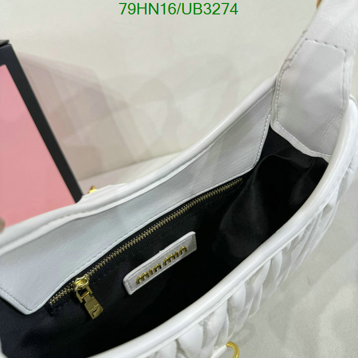 Miu Miu Bag-(4A)-Handbag- Code: UB3274 $: 79USD