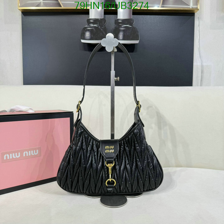 Miu Miu Bag-(4A)-Handbag- Code: UB3274 $: 79USD