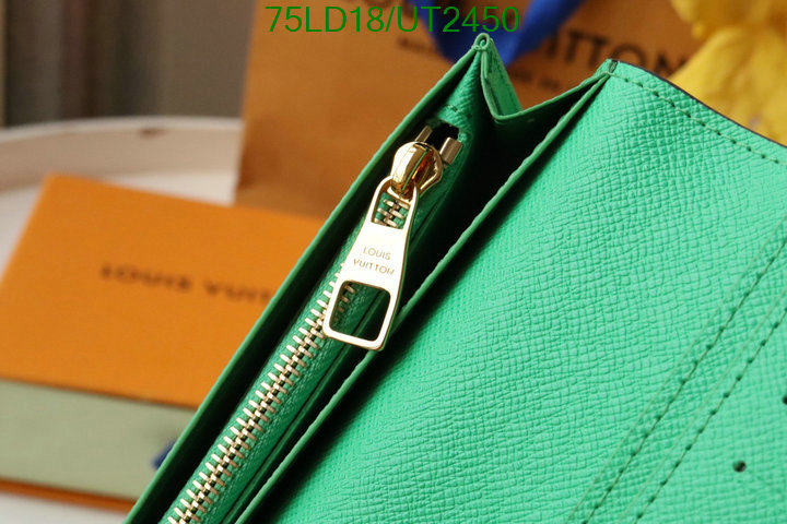 LV Bag-(Mirror)-Wallet- Code: UT2450 $: 75USD