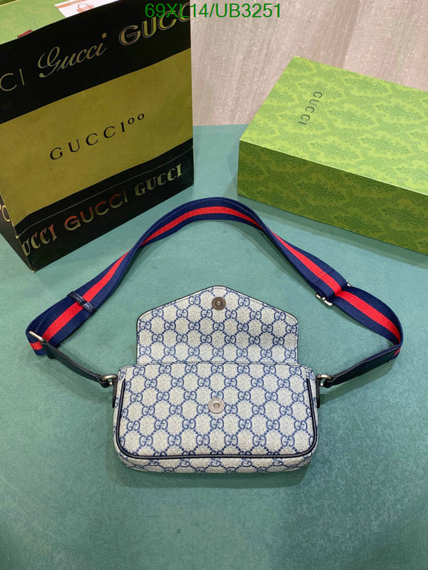 Gucci Bag-(4A)-Diagonal- Code: UB3251 $: 69USD