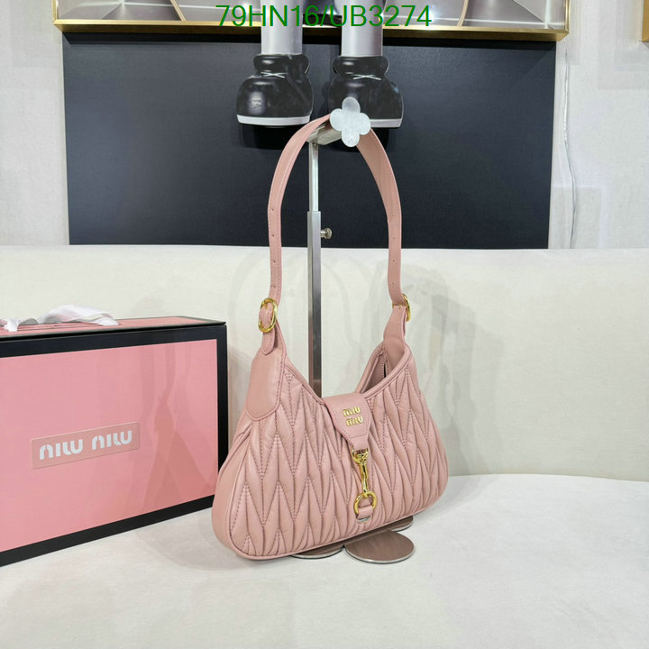 Miu Miu Bag-(4A)-Handbag- Code: UB3274 $: 79USD