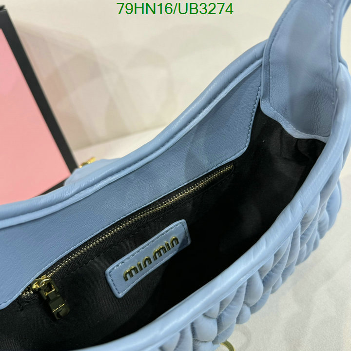 Miu Miu Bag-(4A)-Handbag- Code: UB3274 $: 79USD