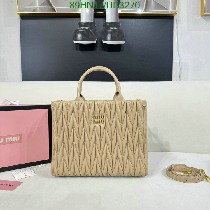 Miu Miu Bag-(4A)-Handbag- Code: UB3270 $: 89USD