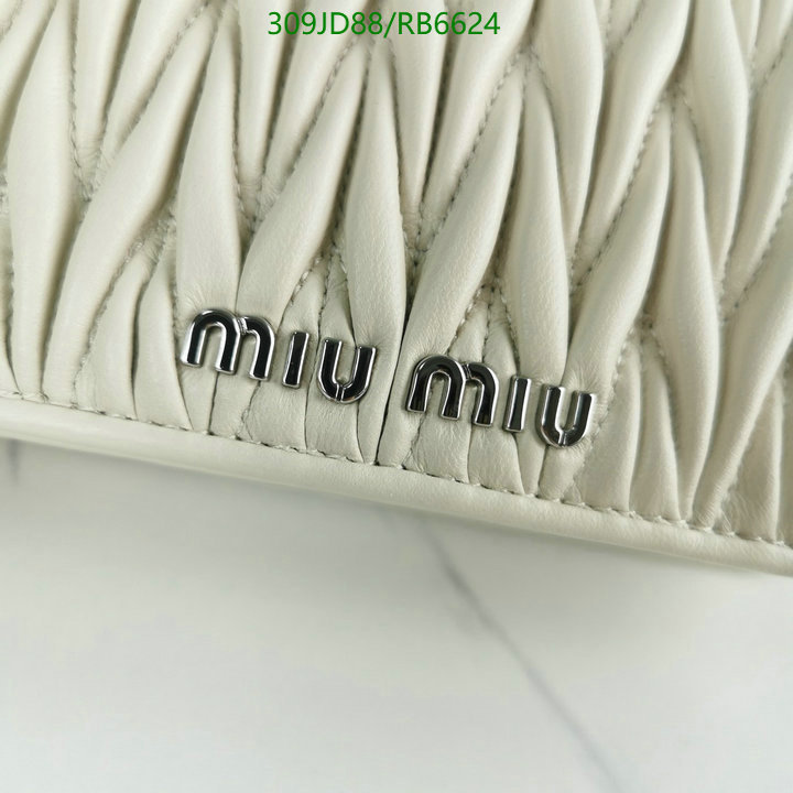 Miu Miu Bag-(Mirror)-Diagonal- Code: RB6624 $: 309USD