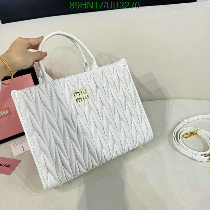 Miu Miu Bag-(4A)-Handbag- Code: UB3270 $: 89USD