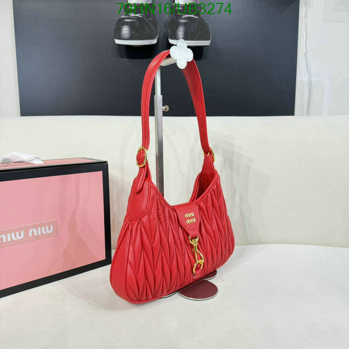 Miu Miu Bag-(4A)-Handbag- Code: UB3274 $: 79USD