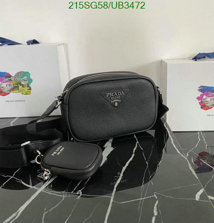 Prada Bag-(Mirror)-Diagonal- Code: UB3472 $: 215USD