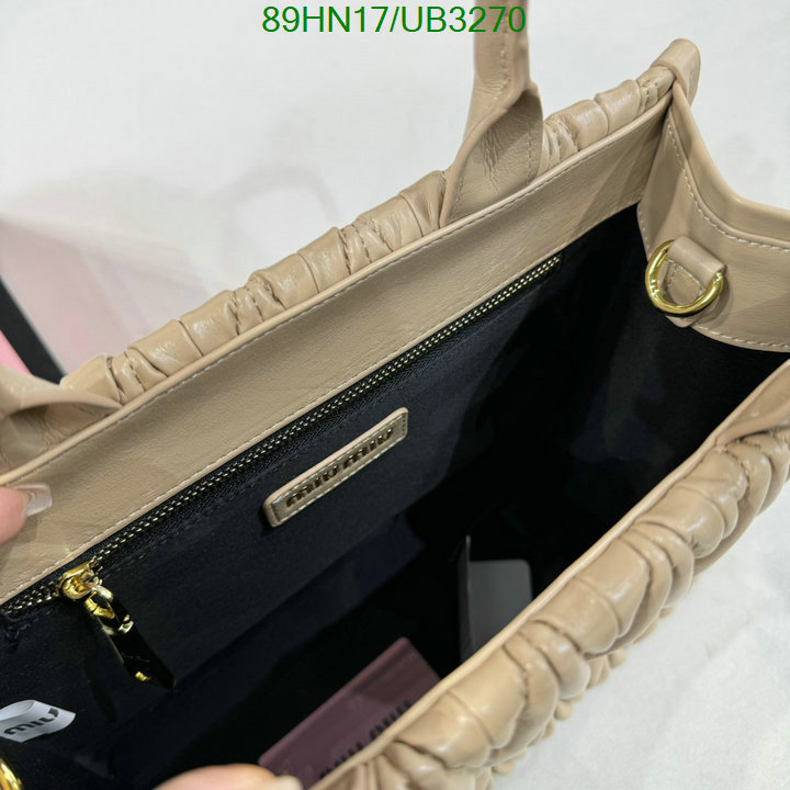 Miu Miu Bag-(4A)-Handbag- Code: UB3270 $: 89USD